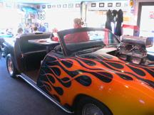 Havin lunch at Bliss' Hot Rod Grill